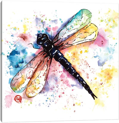 Time To Take Off Canvas Art Print - Dragonfly Art