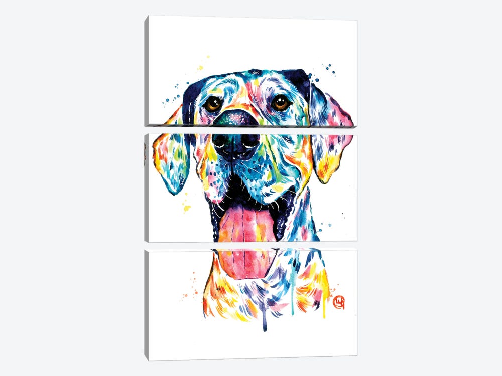 Great Dane by Lisa Whitehouse 3-piece Canvas Print