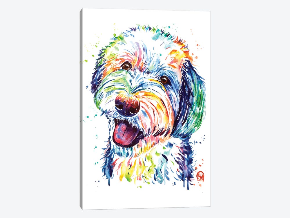 Sheepadoodle by Lisa Whitehouse 1-piece Canvas Art Print