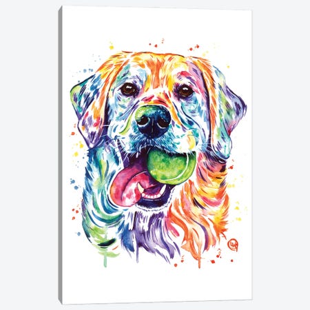 Throw The Ball, Dont Take The Ball Canvas Print #LWH170} by Lisa Whitehouse Canvas Print