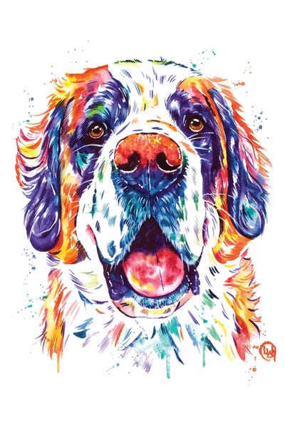 St. Bernard by Lisa Whitehouse canvas print