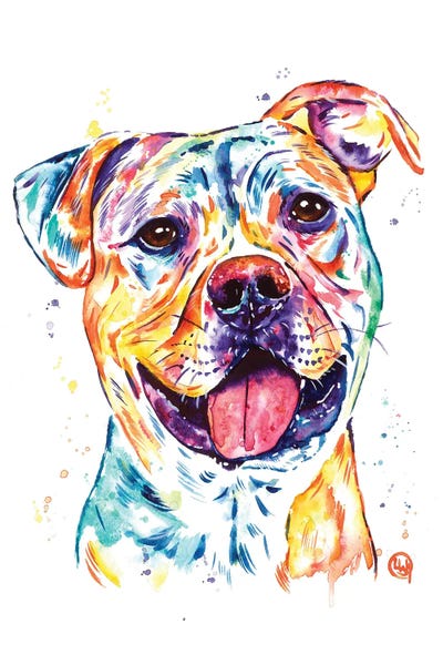 Staffordshire Bull Terriers: Staffordshire Bull Terrier by Lisa Whitehouse