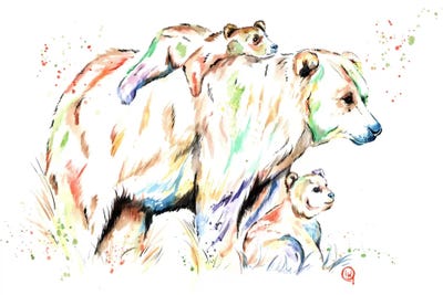 And Then There Were Three by Lisa Whitehouse canvas print