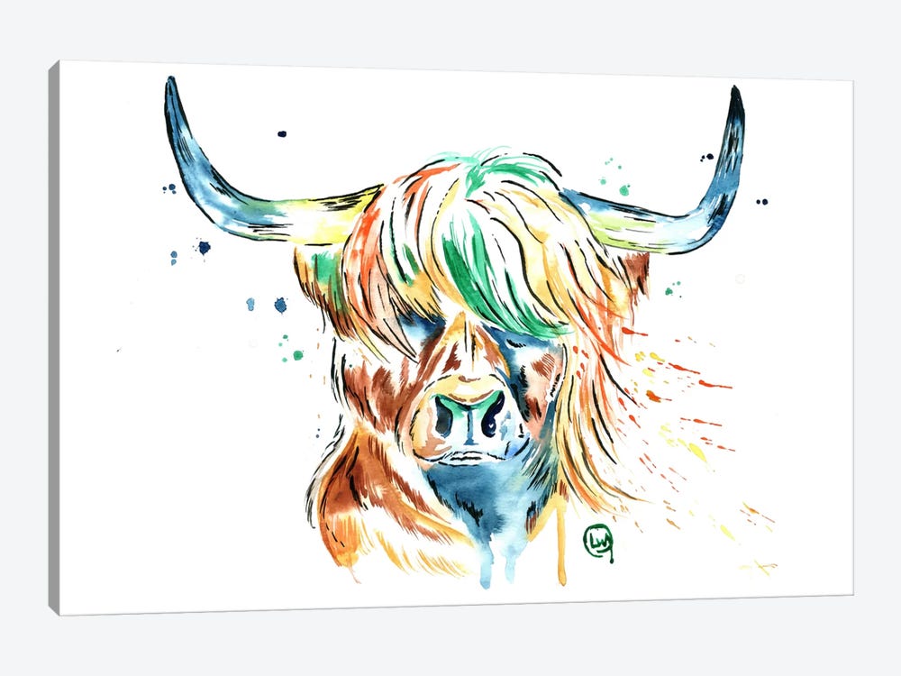 Heilan Coo by Lisa Whitehouse 1-piece Canvas Artwork