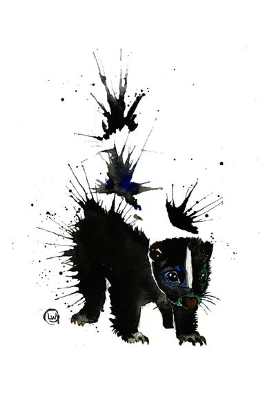 Badgers: Ink Blot by Lisa Whitehouse