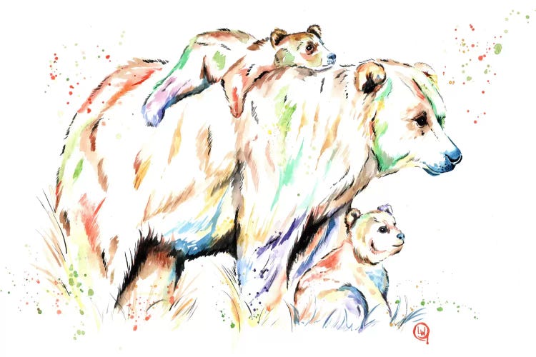 And Then There Were Three by Lisa Whitehouse wall art