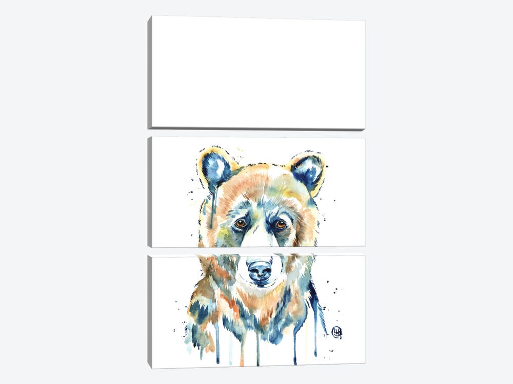 Peekaboo Bear by Lisa Whitehouse 3-piece Canvas Art