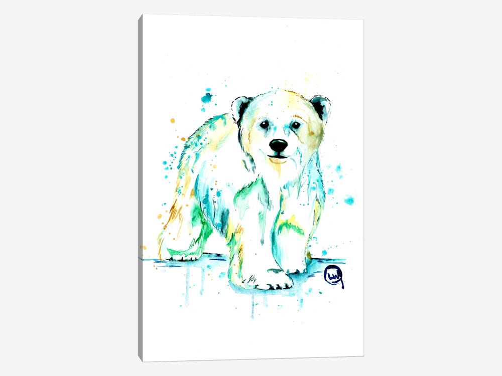 Polar Bear Baby by Lisa Whitehouse 1-piece Canvas Art Print
