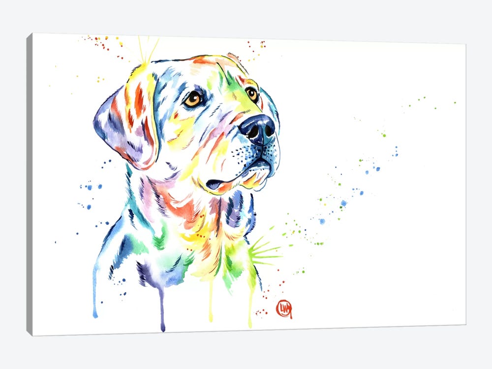 Puppy Star by Lisa Whitehouse 1-piece Canvas Print