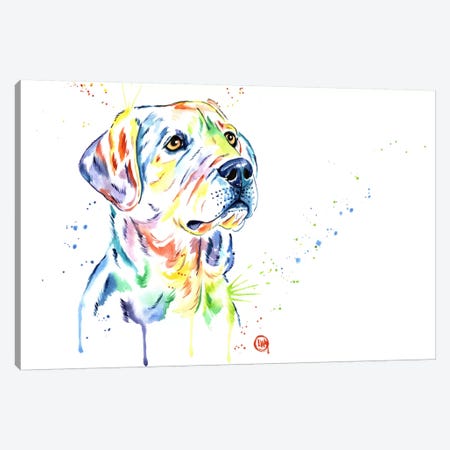 Puppy Star Canvas Print #LWH37} by Lisa Whitehouse Canvas Art