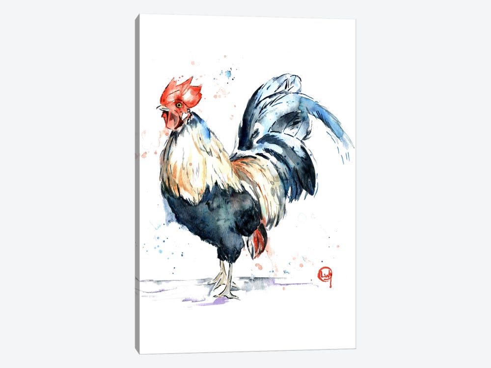 Rooster by Lisa Whitehouse 1-piece Art Print