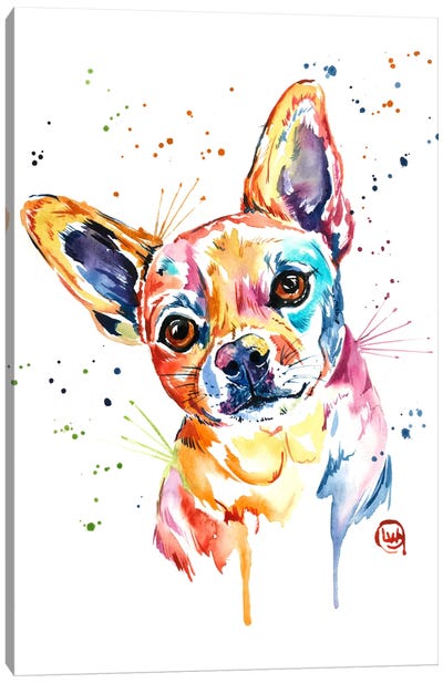 Tucker Canvas Art Print - Chihuahua Art