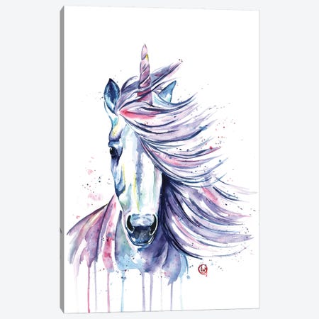 Unicorn Canvas Print #LWH58} by Lisa Whitehouse Canvas Print