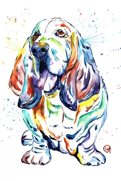 Lisa Whitehouse: Basset Hound Baily by Lisa Whitehouse