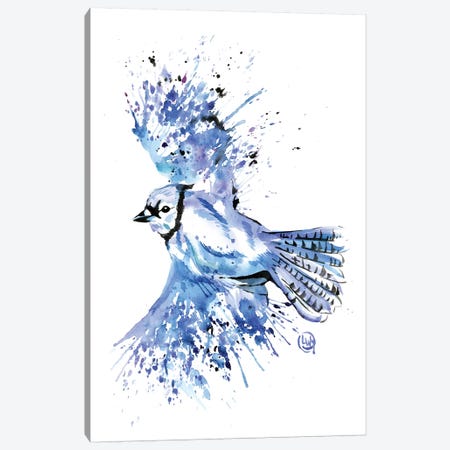 Bluetiful - Blue Jay Canvas Print #LWH66} by Lisa Whitehouse Canvas Art Print
