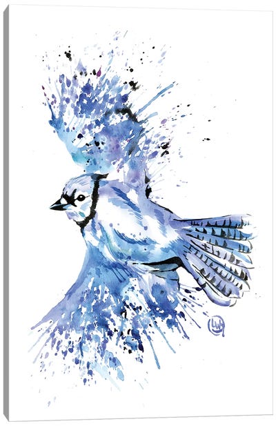 Bluetiful - Blue Jay Canvas Art Print - Jay Art