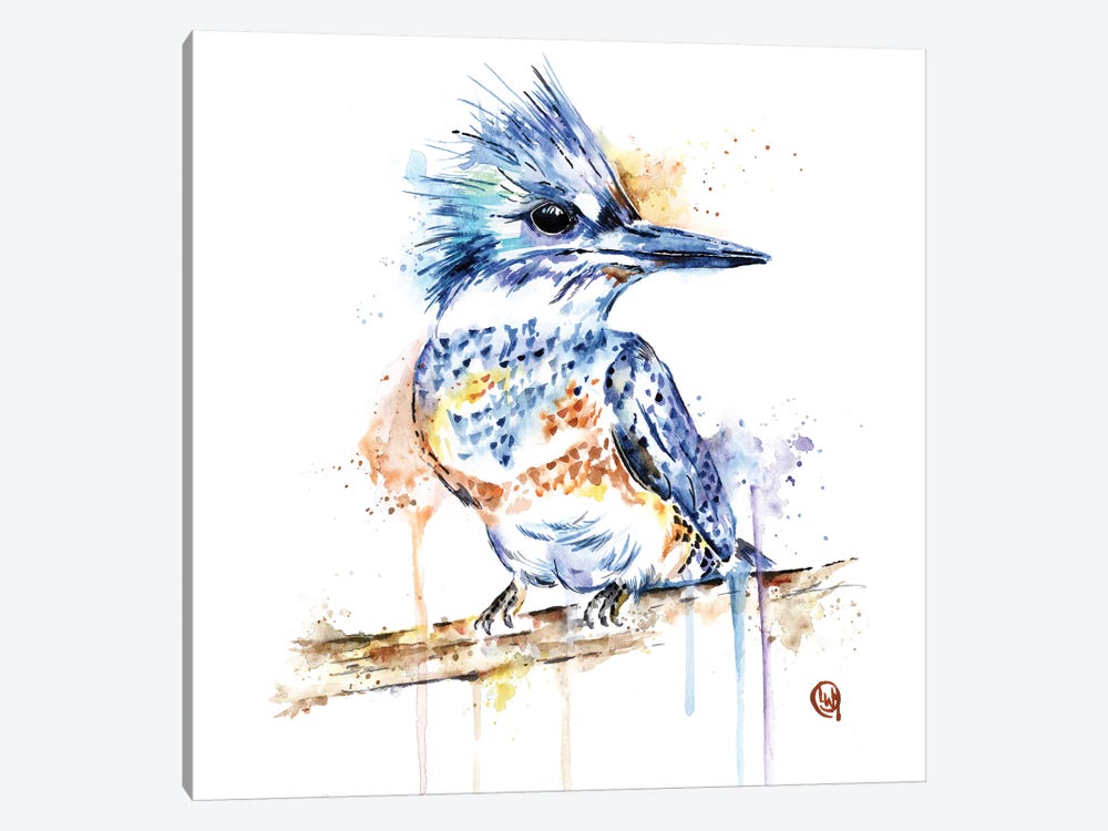 Kingfisher by Lisa Whitehouse 1-piece Canvas Art Print