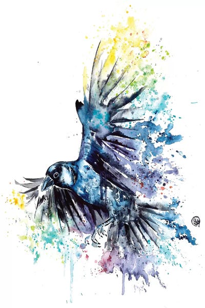 Raven by Lisa Whitehouse canvas print