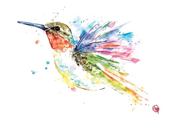 Hummingbirds: Ruby Hummingbird by Lisa Whitehouse