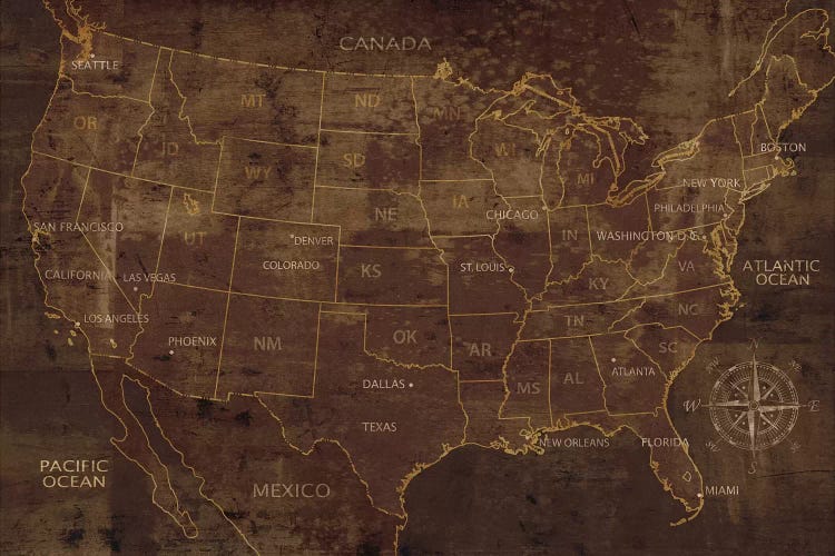 United States by Luke Wilson wall art