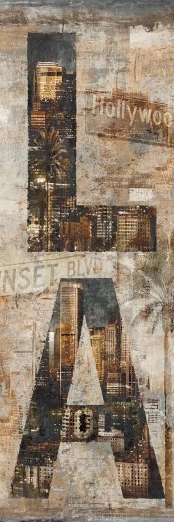 LA Vertical by Luke Wilson wall art