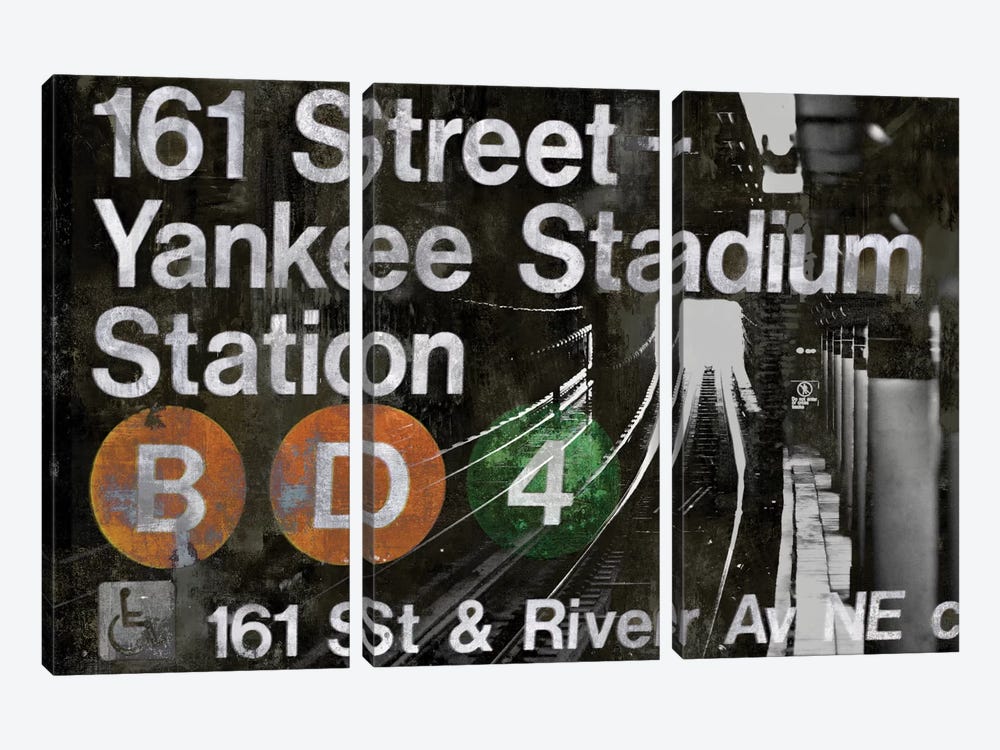 NYC Subway Station II by Luke Wilson 3-piece Canvas Art