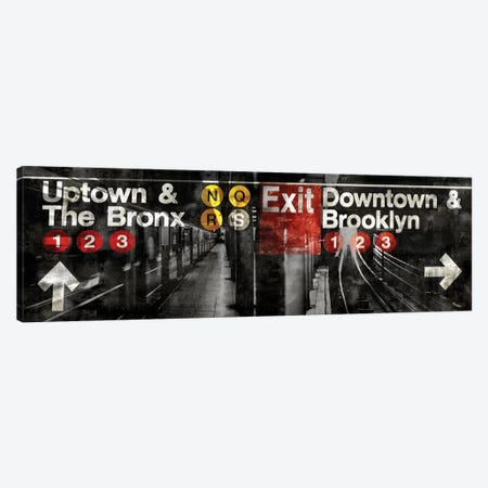 NYC Subway Station III Canvas Print #LWI25} by Luke Wilson Canvas Art