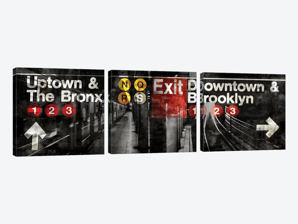 NYC Subway Station III by Luke Wilson 3-piece Art Print