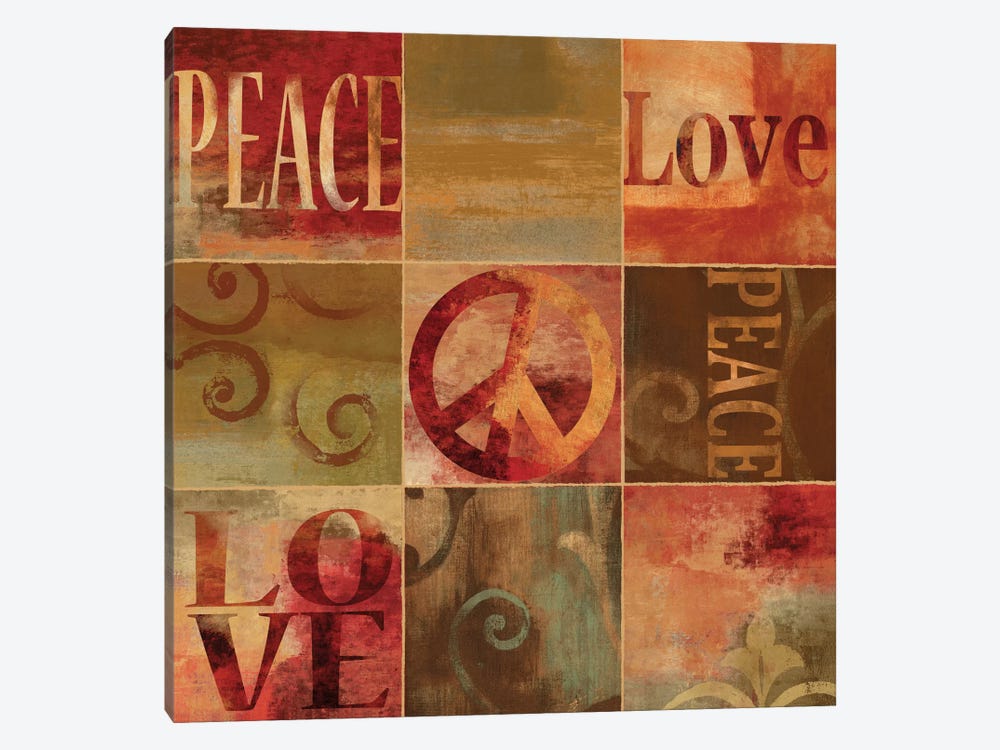 Peace Sign by Luke Wilson 1-piece Canvas Wall Art