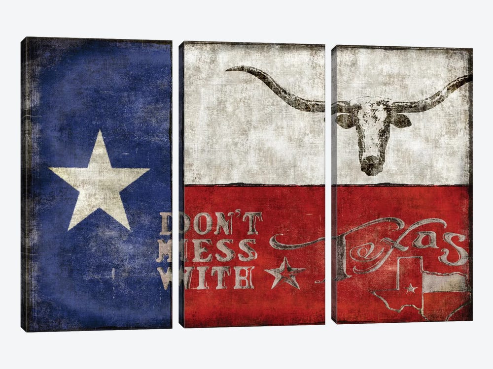 Texas Proud by Luke Wilson 3-piece Canvas Print