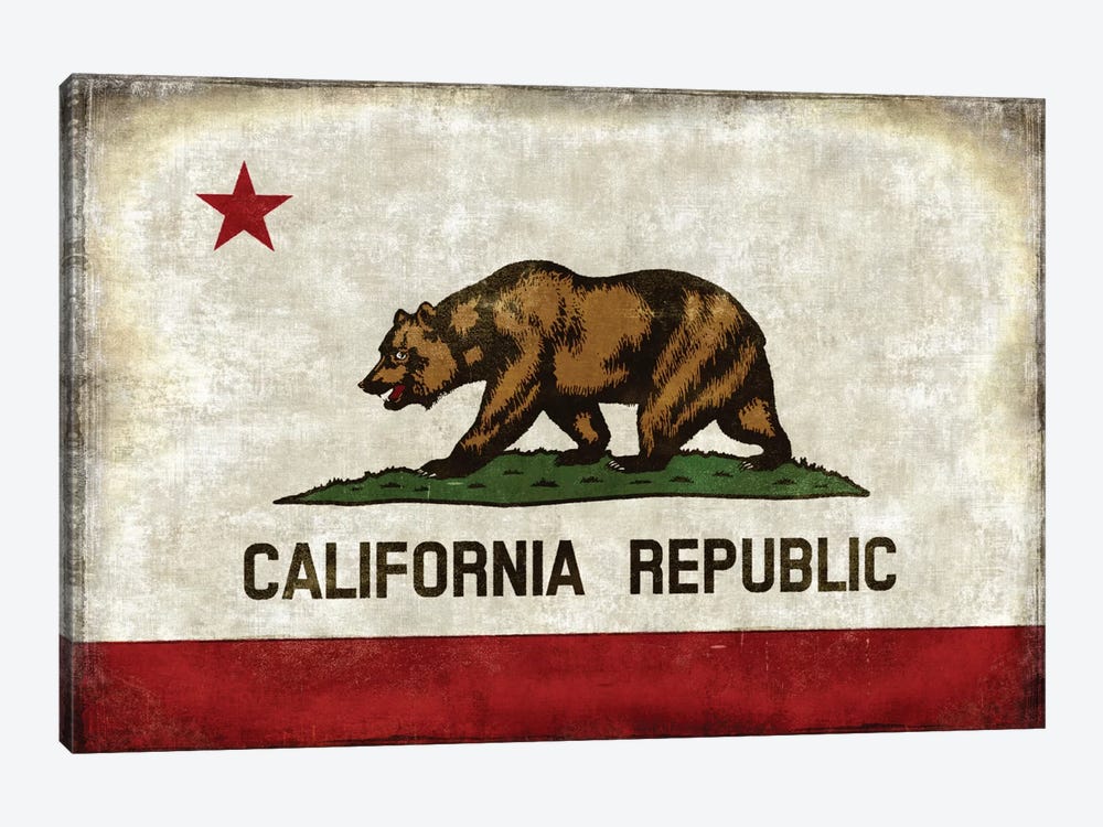 The California Republic by Luke Wilson 1-piece Canvas Artwork