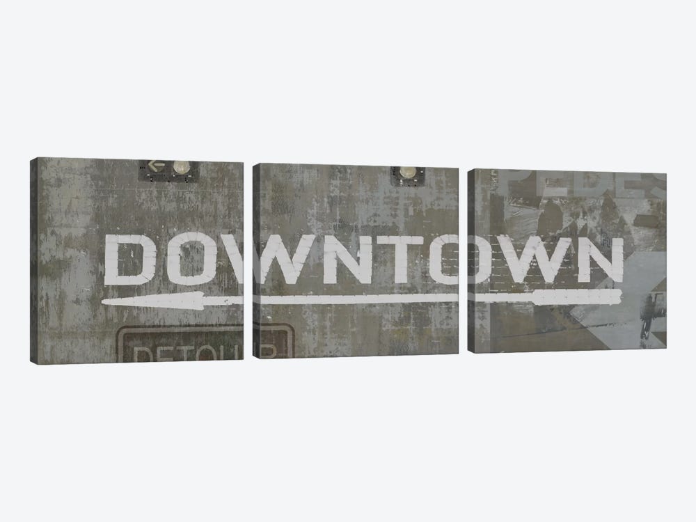 Downtown by Luke Wilson 3-piece Canvas Art