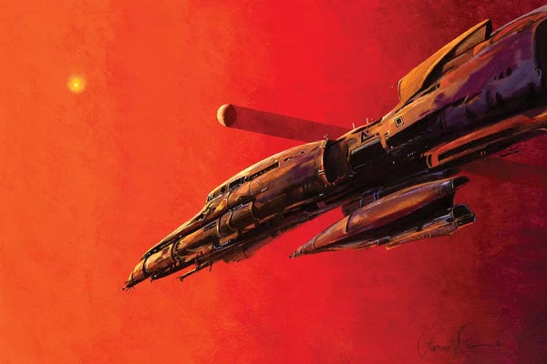 Space Fiction: Insystem Cruiser by Lawrence Lee