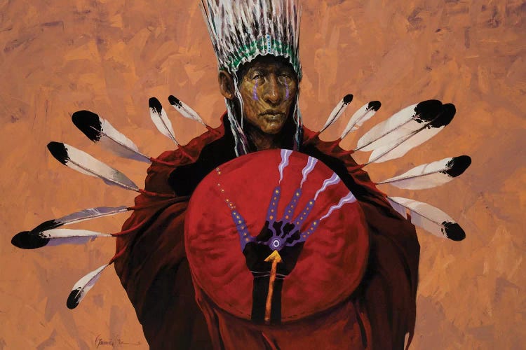 Shaman's Hand by Lawrence Lee wall art