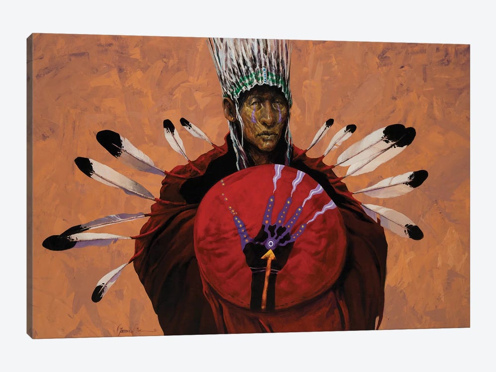 Shaman's Hand by Lawrence Lee 1-piece Canvas Art