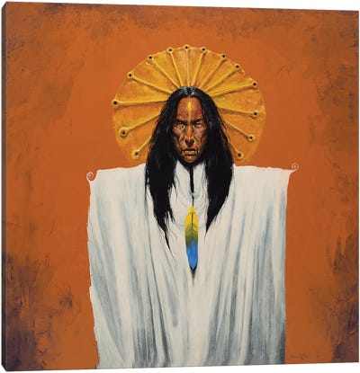 Sun Spirit Shaman Canvas Art Print - Lawrence Lee