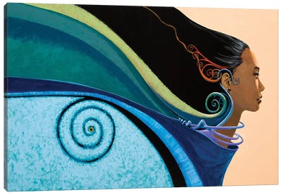 Winds of Change : Zeta Canvas Art Print - Lawrence Lee