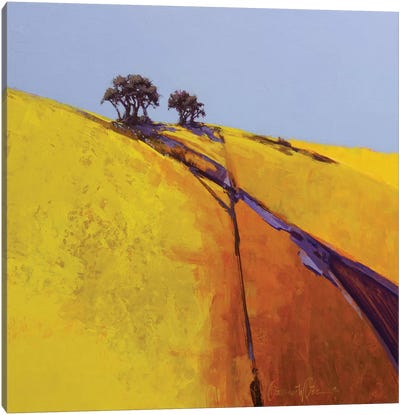 Song Of A Summer Day Canvas Art Print - Mellow Yellow