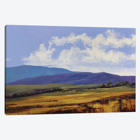 Between The Two Rivers Canvas Print #LWL32} by Lawrence Lee Canvas Print