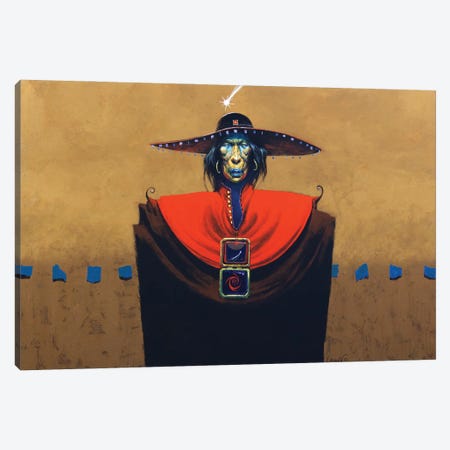 The Collector Canvas Print #LWL35} by Lawrence Lee Canvas Wall Art