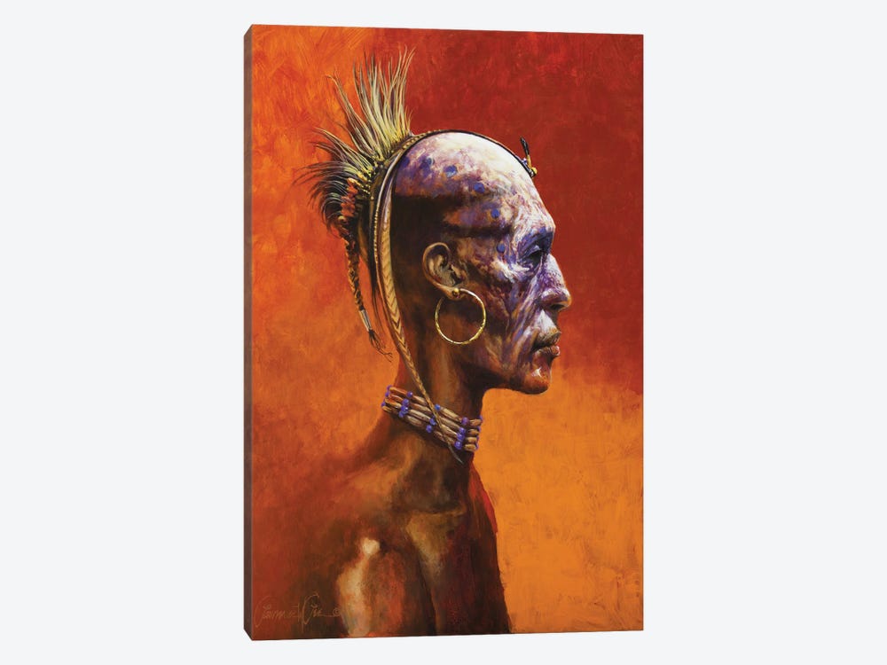 Second World Shaman by Lawrence Lee 1-piece Canvas Art Print