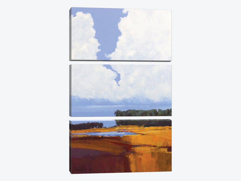 Sky And Clouds Larghetto by Lawrence Lee 3-piece Canvas Wall Art
