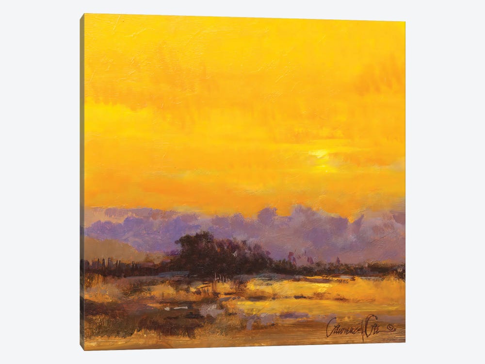 Yellow Morning by Lawrence Lee 1-piece Canvas Print