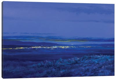 Home After Twilight Canvas Art Print - Lawrence Lee
