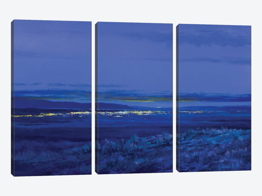 Home After Twilight by Lawrence Lee 3-piece Canvas Art