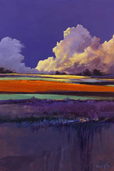 Moody Hues by Lawrence Lee multi panel art