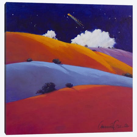 Visiting Star Canvas Print #LWL77} by Lawrence Lee Canvas Wall Art