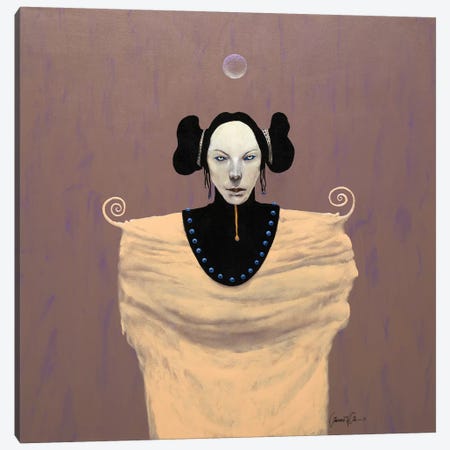 Ghost Talker Canvas Print #LWL7} by Lawrence Lee Canvas Art Print