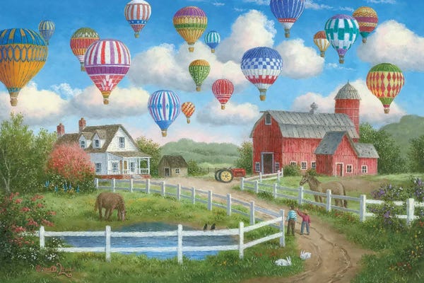 Hot Air Balloons: The Balloon Travelers by Dennis Lewan