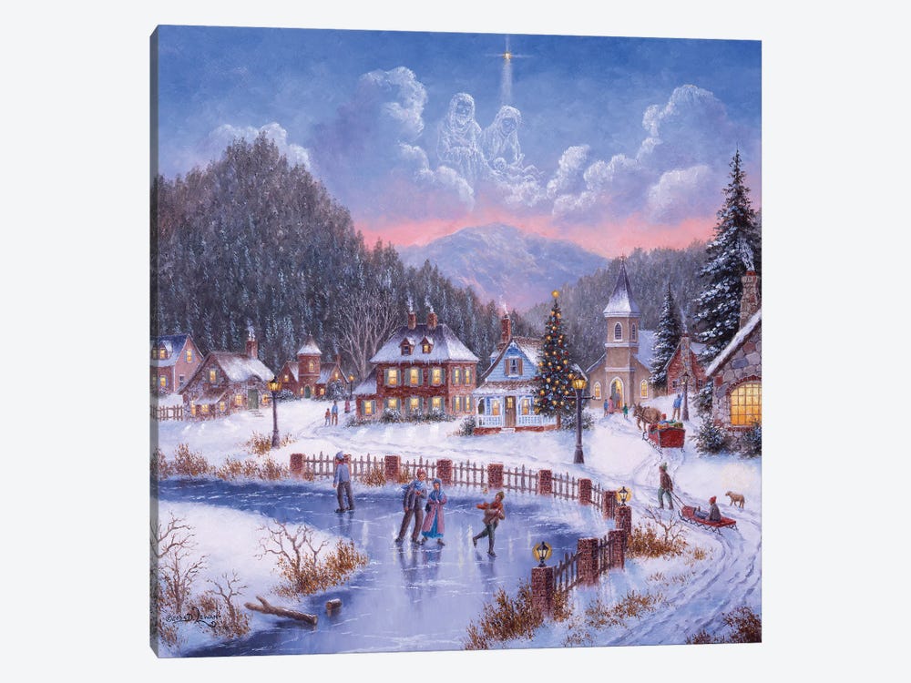 The Gift of Christmas by Dennis Lewan 1-piece Canvas Art